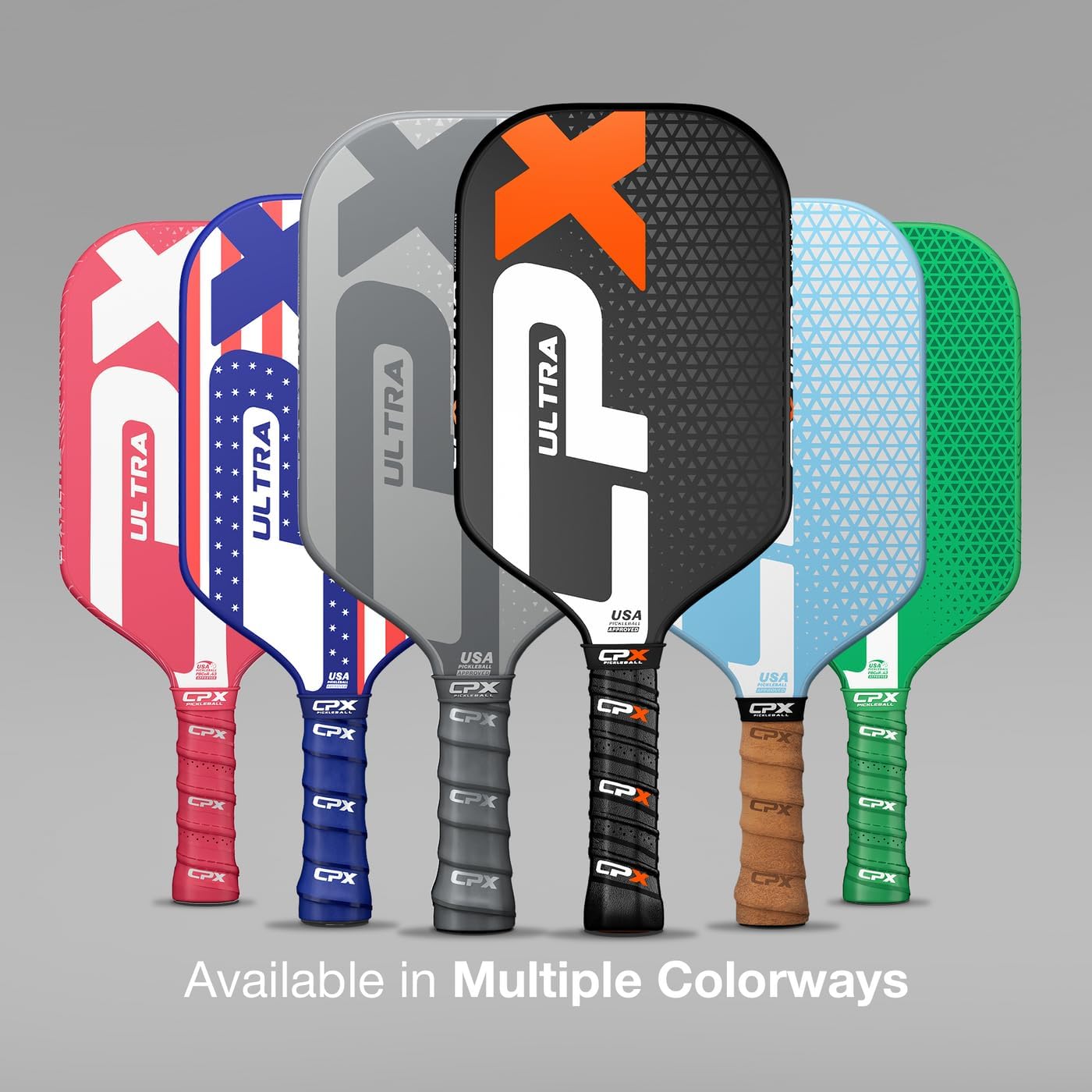 CPX Ultra Series Fiber-Reinforced Friction Surface Pickleball Paddle - 16mm Polypropylene Honeycomb Core, Lightweight for Speed - Image 7