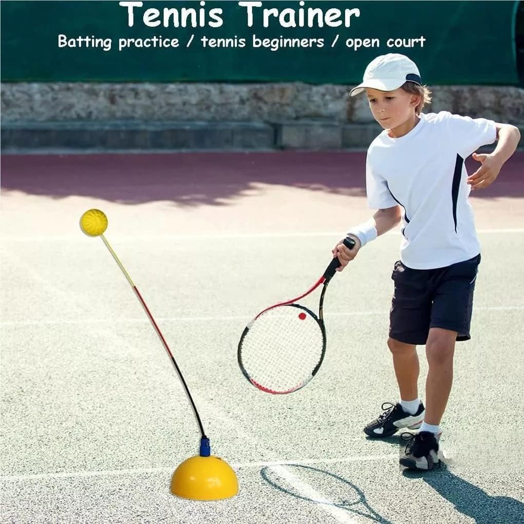 Kids Rebound Ball for Solo Tennis Practice - Indoor/Outdoor Rebounder Device - Strengthen Muscle Memory & Correct Posture - Image 3