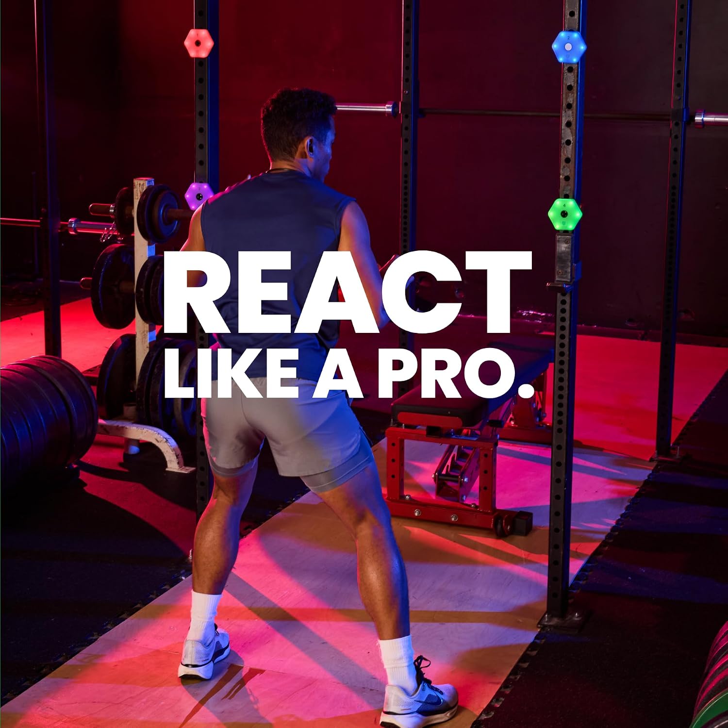 Sports Reaction Agility Lights Training Kit Improves Reaction Time & Agility for Athletes, Physical Therapists & Fitness Trainers Sports. - Image 8
