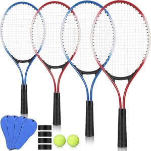 4 Pack Tennis Rackets Recreational ...
