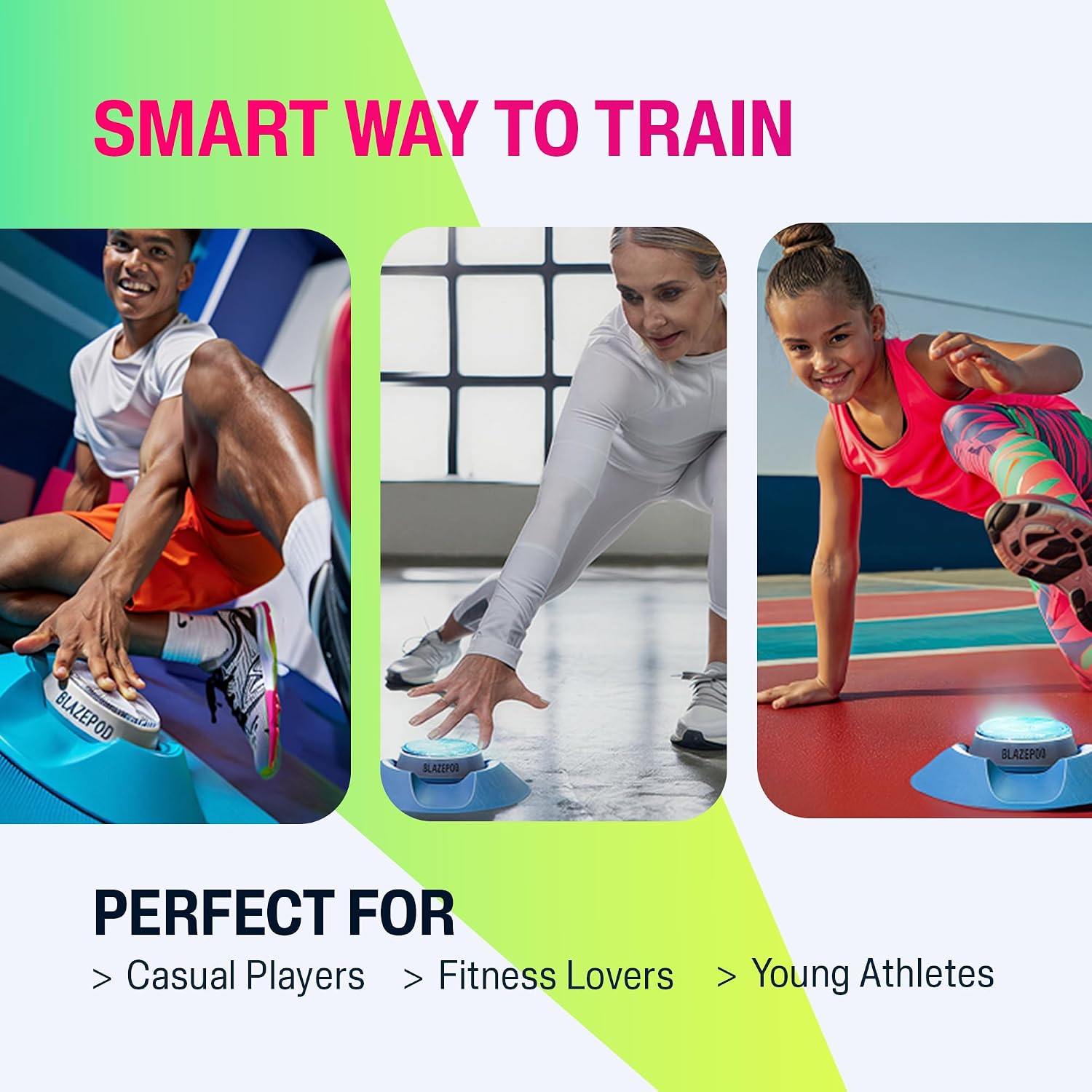 BlazePod Reaction Training Kit Smart Pods for Speed, Agility & Cognitive Drills - Pro-Level Training for Athletes, Trainers, Therapists & Coaches - App Access Included (4 Pods) - Image 3