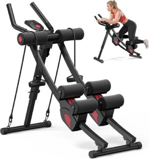 MERACH Ab Machine, Adjustable Ab Tr...