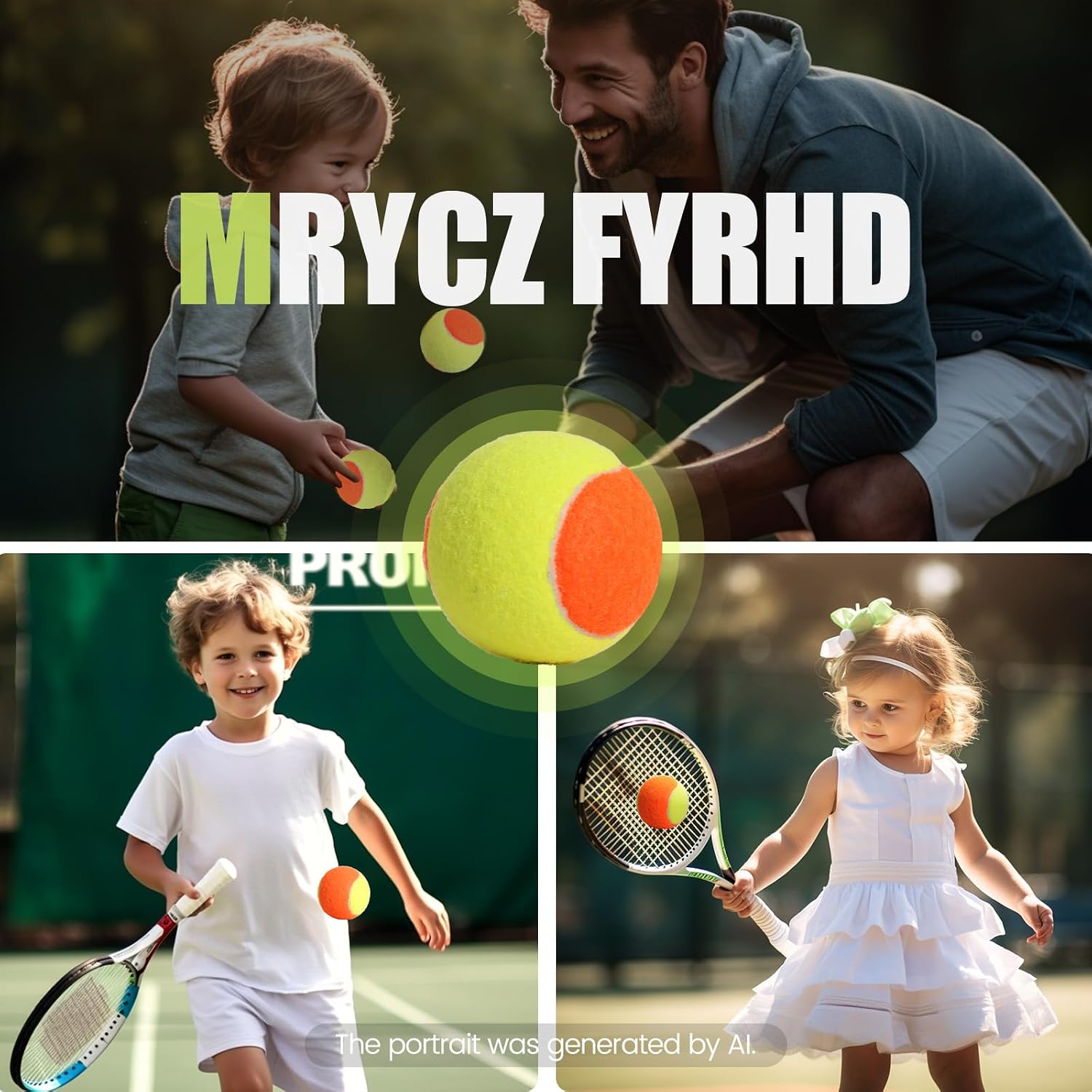 12/18/24/30/40/60 Pack Tennis Balls for Kids 25%-50% Low Compression Stage Tennis Ball for Beginners Youth Kids Training Practicing with Mesh Bag Easy to Transport - Image 7