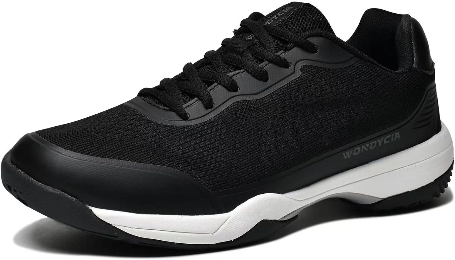 Men's Hard Court Tennis Shoes, Carbon Fiber Midfoot Plate for Stability, Anti-Slip TPU Outsole, Breathable Mesh Upper, Size 8-12