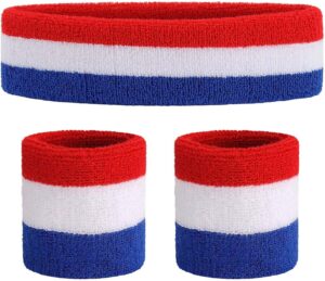 ONUPGO Sweatband Set Sports Headban...