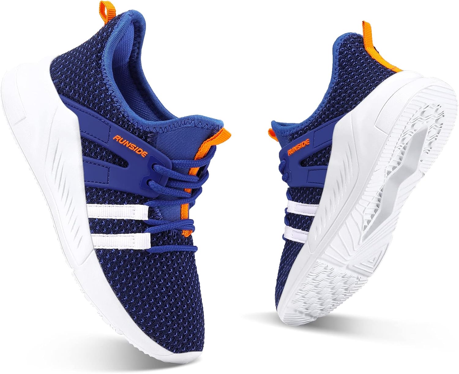 RUNSIDE Boys Girls Tennis Shoes Kids Lightweight Breathable Sneakers Lace-up Running Athletic Shoes for Toddler/Little Kid/Big Kid - Image 3
