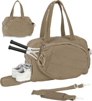 Roomy Tennis Gym Bag for Women R...