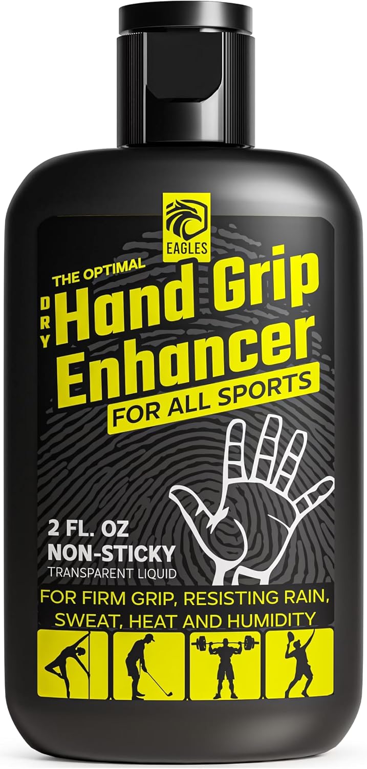 EAGLES Dry Hand Grip Enhancer, 1, 2 or 3 Pack Non-Sticky Anti-Slip Solution for Pole Dancing, Sweaty Hands Dry Grip for Football Tennis Golf Gymnastics Gaming Weightlifting Pole Fitness