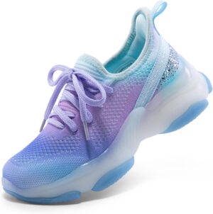 DREAM PAIRS Girls Slip-On Sneakers ...