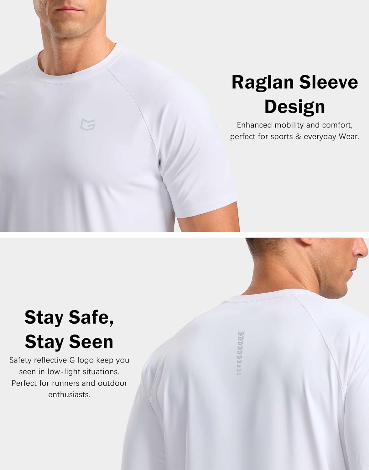 G Gradual Men's Athletic Workout T-Shirts Moisture Wicking Cooling Running Shirts Short Sleeve Performance Tee for Gym Tennis - Image 6