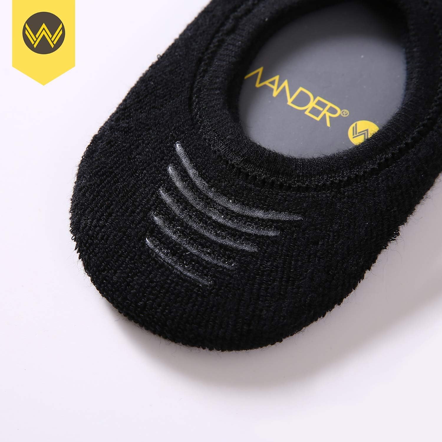 WANDER No Show Socks Mens 7/8 Pair Cotton Thin Non Slip Low Cut Men Invisible Sock 6-8/9-11/12-14 - Image 5