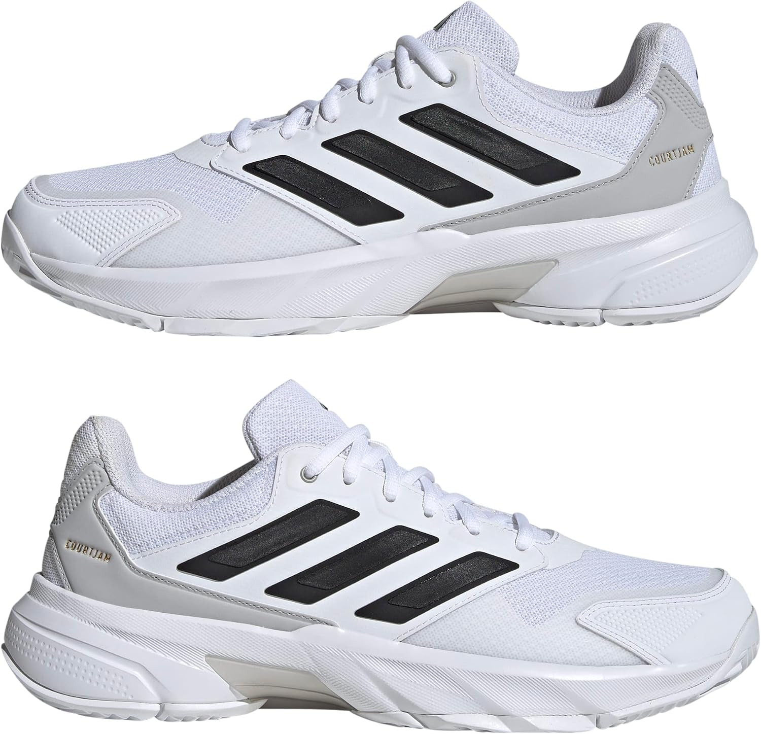 adidas Mens Courtjam Control 3 Tennis Sneakers Shoes - Blue - Image 8