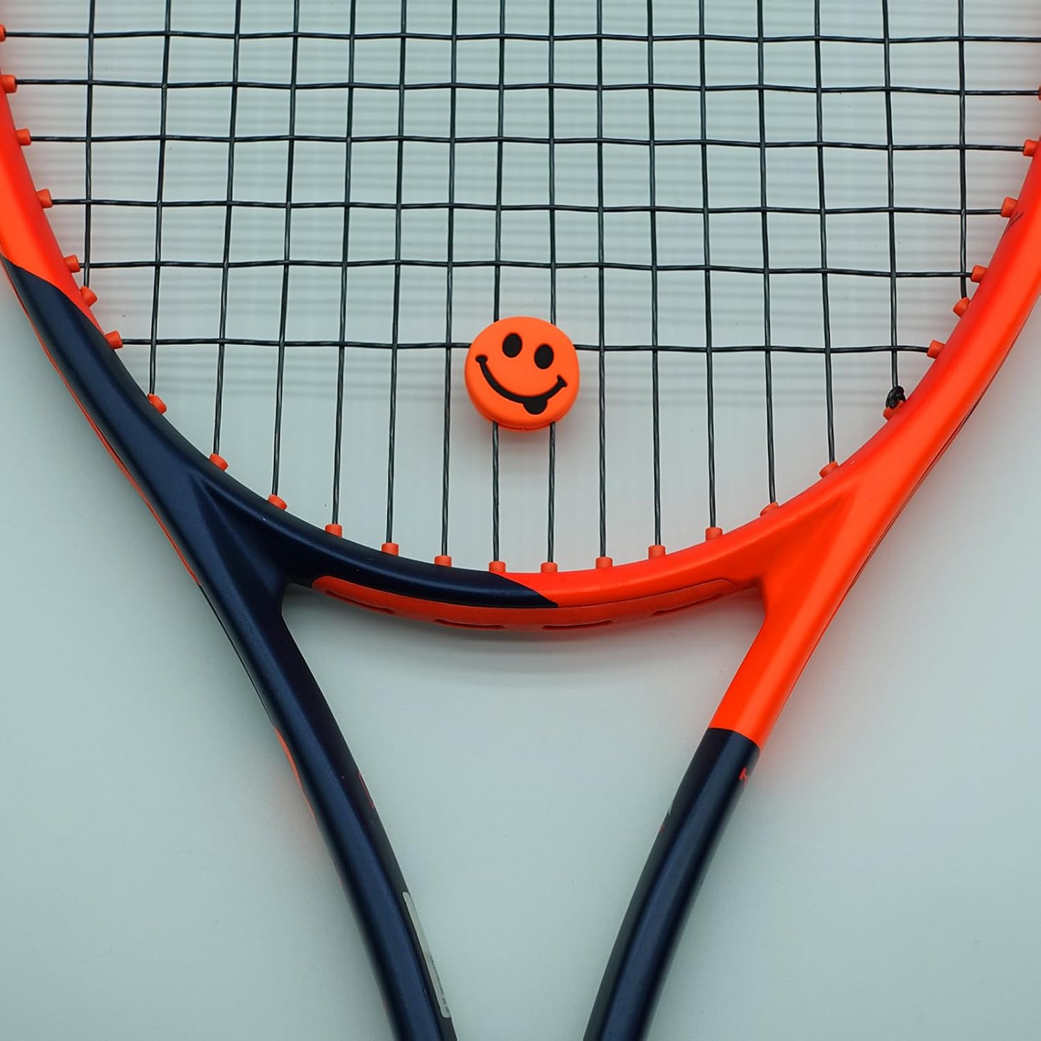 Tennis Racket Vibration Dampener, Racket String Shock Absorber, Great Tennis Gift (1 Orange, 1 Yellow, 1 Blue, 1 Black) - Image 4