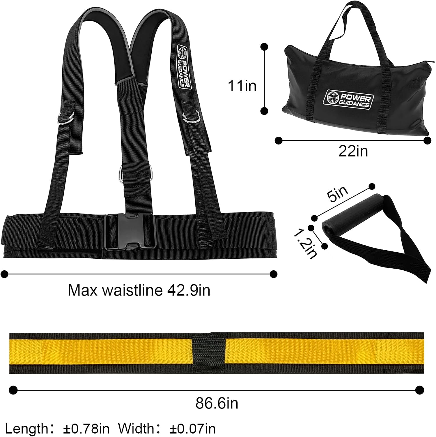 POWER GUIDANCE Speed Training Equipment/Overload Running Resistance & Release, Agility and Speed Equipment for Sprint Running and Football, Basketball, Soccer,Softball - Image 5