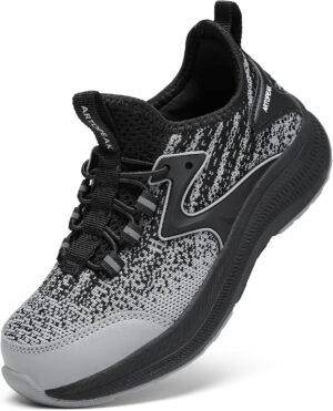 Kids Wide Toe Box Slip On Sneakers ...