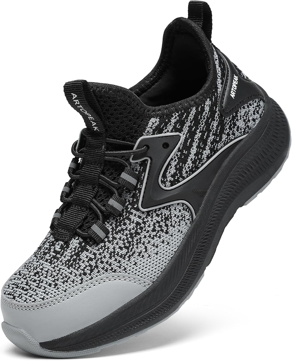 Kids Wide Toe Box Slip On Sneakers - Orthopedic Walking Running Shoes for Boys & Girls - Arch Support Lightweight Athletic Tennis Shoes for Youth