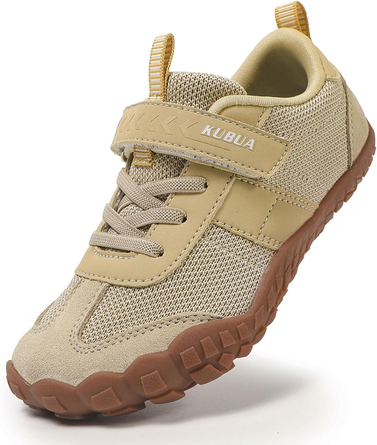 KUBUA Boys Girls Sneakers Kids Barefoot Shoes Comfort Anti-Slip Walking Shoes for Indoor Outdoor Toddler Little Big Kid