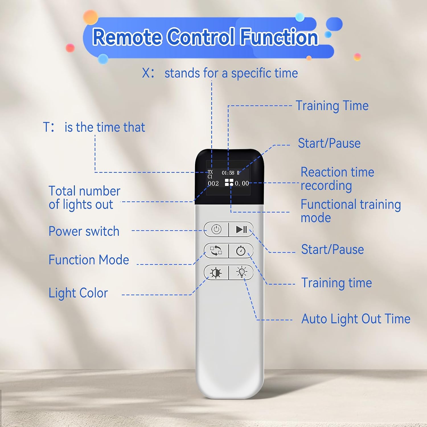 JOJOCY Reaction Training Light Magnetic, 5 Lights Color 6 Modes 30h Battery Life Improves Reaction Speed and Agility for Soccer, Basketball, Boxing, Rugby, Daily Entertainment - Image 6