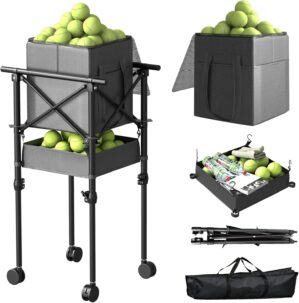Tennis Ball Hopper with Wheels R...