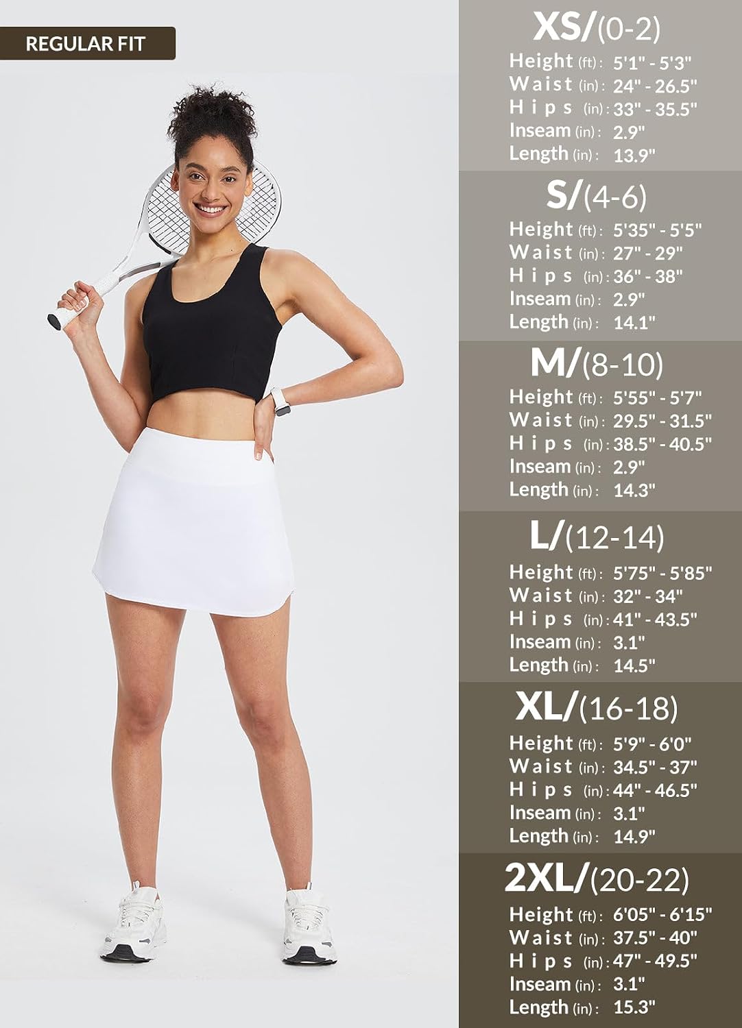 baleaf Women's Pleated Tennis Skirt Golf Skorts for Woman High Waisted Lightweight Athletic Shorts Pockets - Image 6