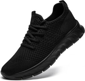 Mens Running Shoes Slip On Tennis W...