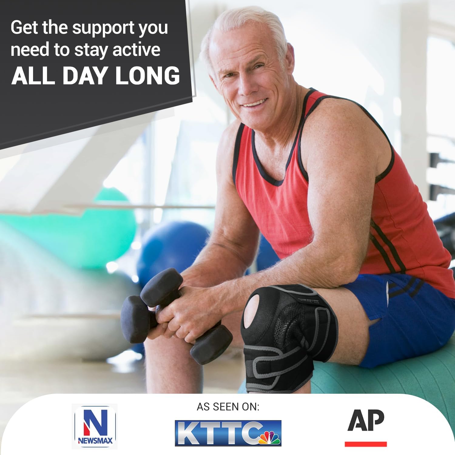 DR. BRACE ELITE Knee Brace with Side Stabilizers & Patella Gel Pads for Maximum Knee Pain Support and fast recovery for men and women-Please Check How To Size Video (Mercury, Large) - Image 4