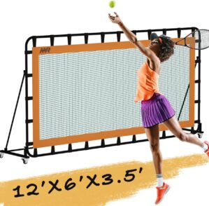 MR Tennis Rebounder 12’x6’, Adj...
