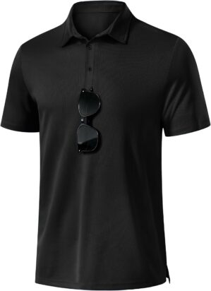 Mens Golf Shirts Dry Fit Moisture W...