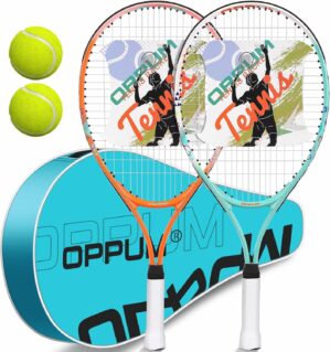 2-Pack Kids Tennis Racket Set, 16 2...