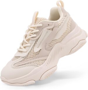 DREAM PAIRS Kids Girls Sneakers Jel...