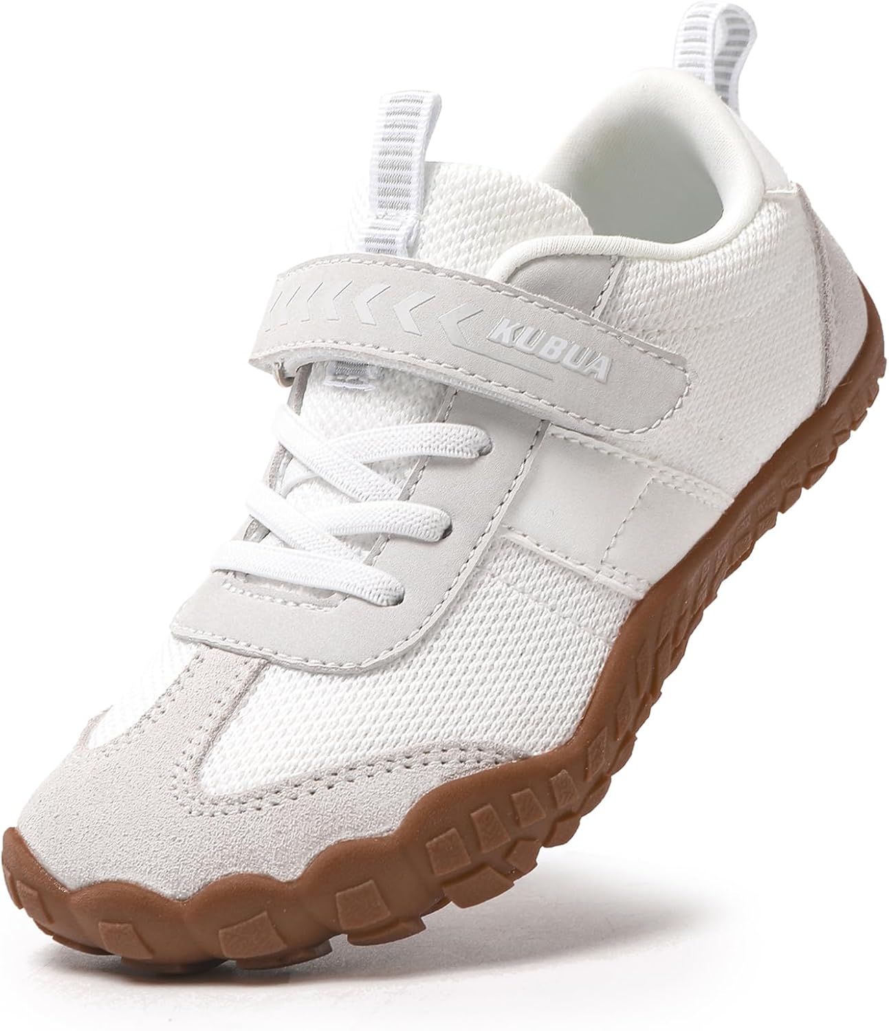 KUBUA Boys Girls Sneakers Kids Barefoot Shoes Comfort Anti-Slip Walking Shoes for Indoor Outdoor Toddler Little Big Kid