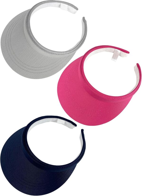 3 Pack Sports Sun Visor Hat Women M...