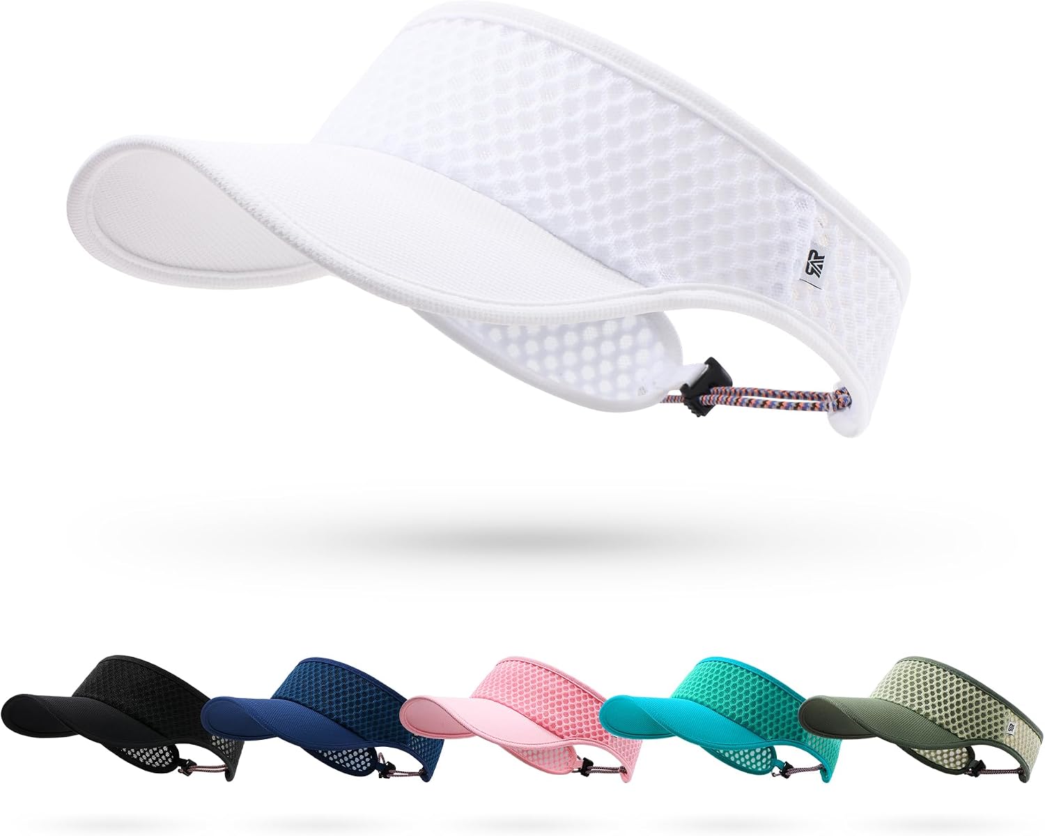 LONGLONG Sports Sun Visor Hat - Moisture Wicking Sun Protection with Adjustable Strap for Running Tennis Golf Hiking