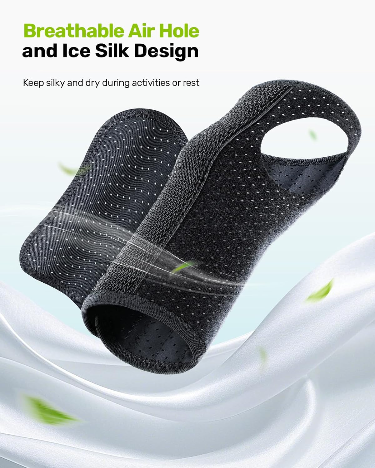Rakiie 2 Pack Carpal Tunnel Wrist Braces, Adjustable Night Wrist Support with 3 Metal Splints, Hand Stabilizer for Men Women No Pressure on Thumb, Right and Left Hand (Purple, M) - Image 8