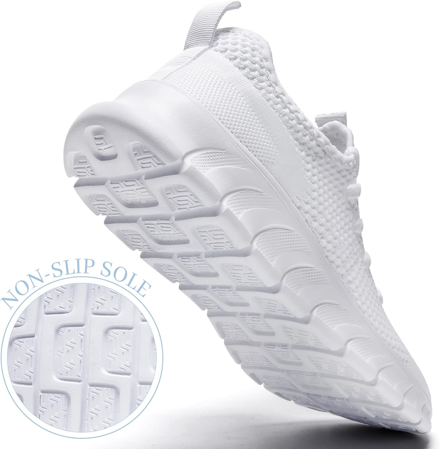 Running Shoes for Men Womens Walking Tennis Gym Sneakers Slip On Comfortable Lightweight Athletic Workout Fashion Sports Shoes - Image 4