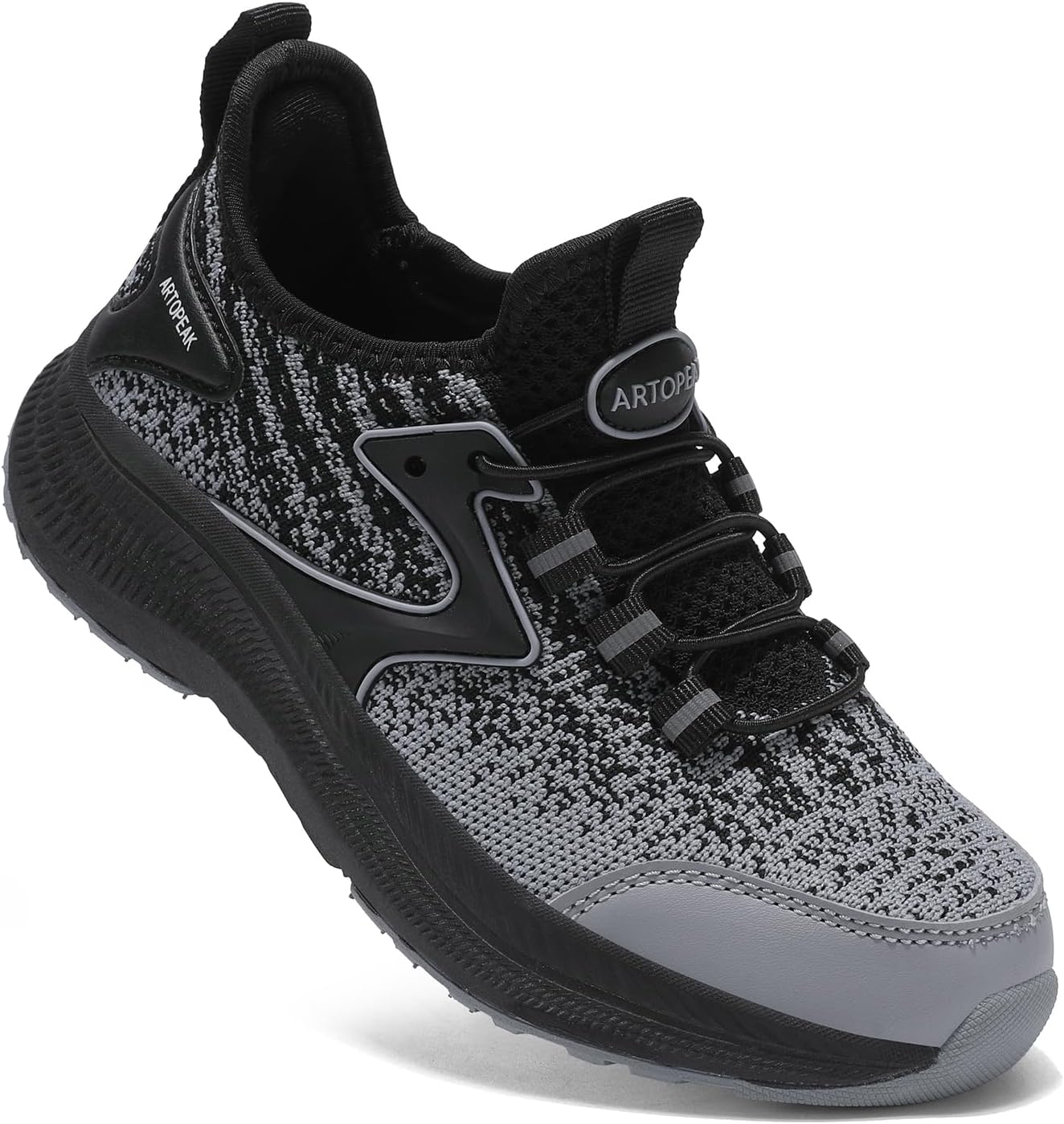 Kids Wide Toe Box Slip On Sneakers - Orthopedic Walking Running Shoes for Boys & Girls - Arch Support Lightweight Athletic Tennis Shoes for Youth - Image 7