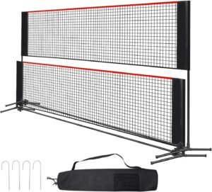 DUMOS Portable Badminton Net Set, 3...