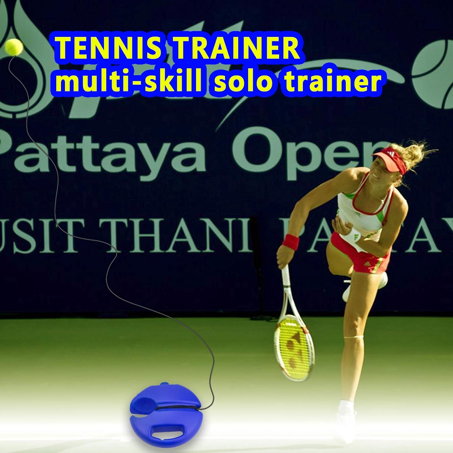 Tennis Rebound Ball & Trainer Kit with 4 Balls & 4 Elastic Ropes for Beginners, Kids & Adults - Image 7