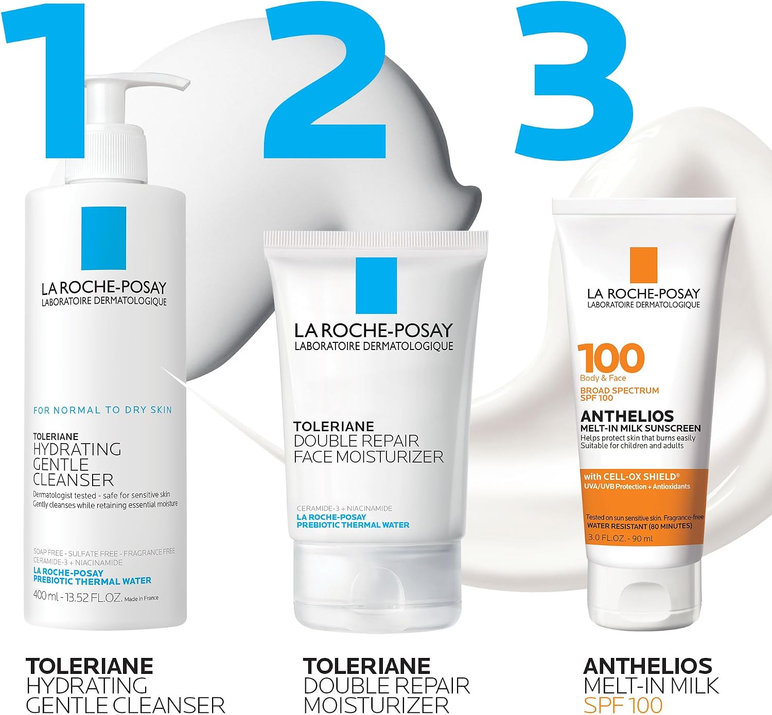 Anthelios Melt-in Milk Sunscreen SPF 100, Sunscreen for Body & Face, Broad Spectrum SPF + Antioxidants, Oil Free - Image 6
