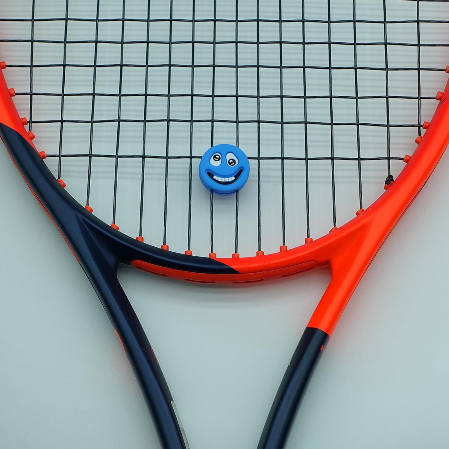 Tennis Racket Vibration Dampener, Racket String Shock Absorber, Great Tennis Gift (1 Orange, 1 Yellow, 1 Blue, 1 Black) - Image 3