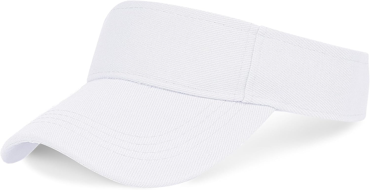 Marrywindix 1 Piece of Sport Wear Athletic Visor Sun Sports Visor Hat Visor Adjustable Cap for Women and Men (One Size)