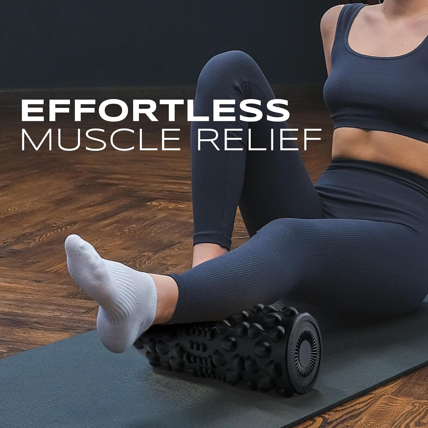 PURSONIC Vibrating Foam Roller – Deep Tissue Massage for Muscle Recovery – 5 Intensity Levels, USB Rechargeable, Durable & Lightweight Design - Image 7