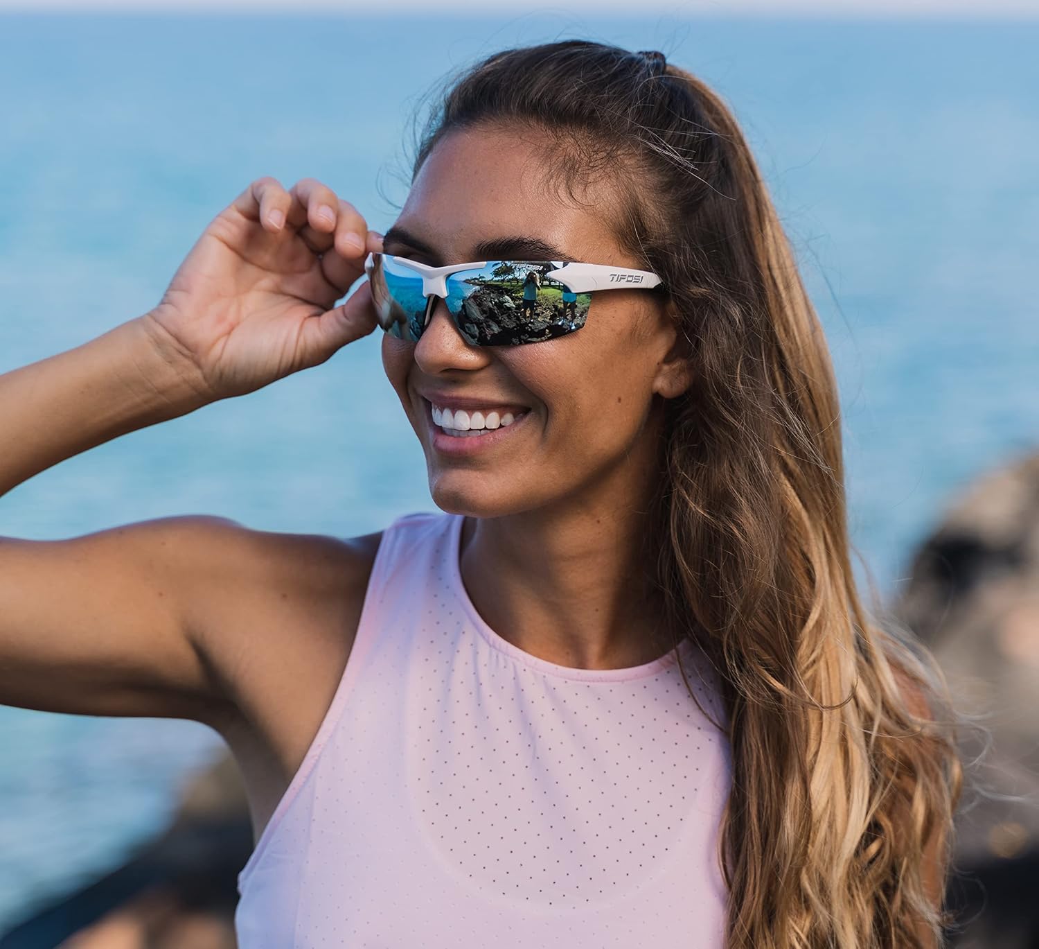 Tifosi Track Sport Men & Women Sunglasses - Ideal For Baseball, Golf, Pickleball, Running and Tennis - Unisex Glasses - Image 2