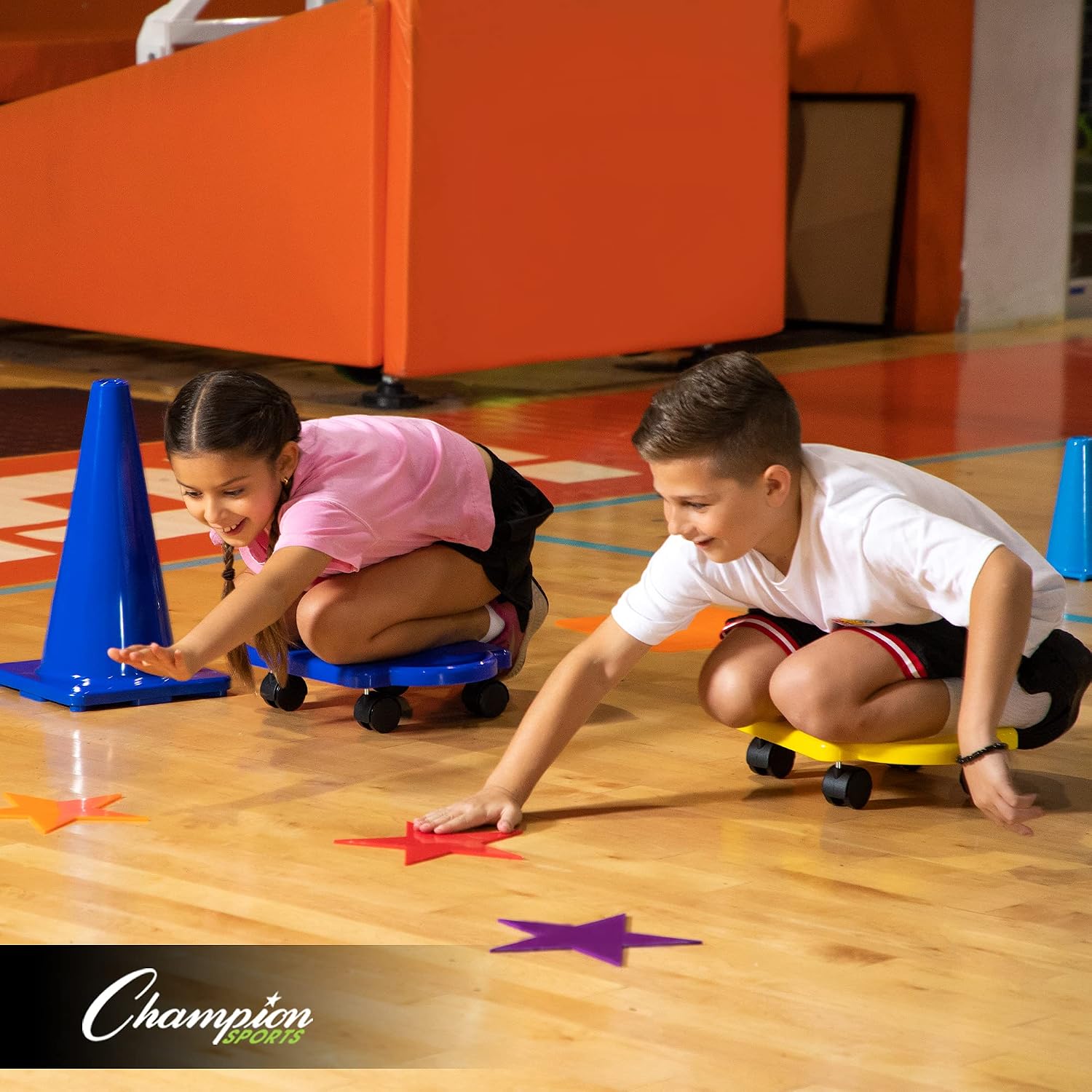 Champion Sports MSPSET Poly Spot Markers for Sports, Activities, and Social Distancing - 10-inch, Set of 6 - Multicolor - Image 5