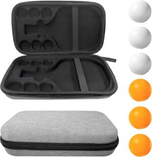 Table Tennis Paddle Case with 6 Tab...