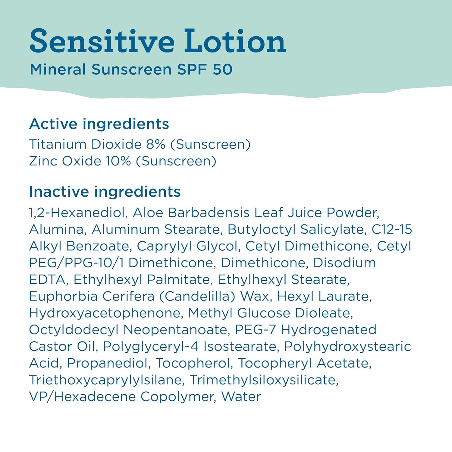 Blue Lizard SENSITIVE Mineral Sunscreen with Zinc Oxide, SPF 50+, Water Resistant, UVA/UVB Protection with Smart Cap Technology - Fragrance Free, 3 oz. Tube - Image 7