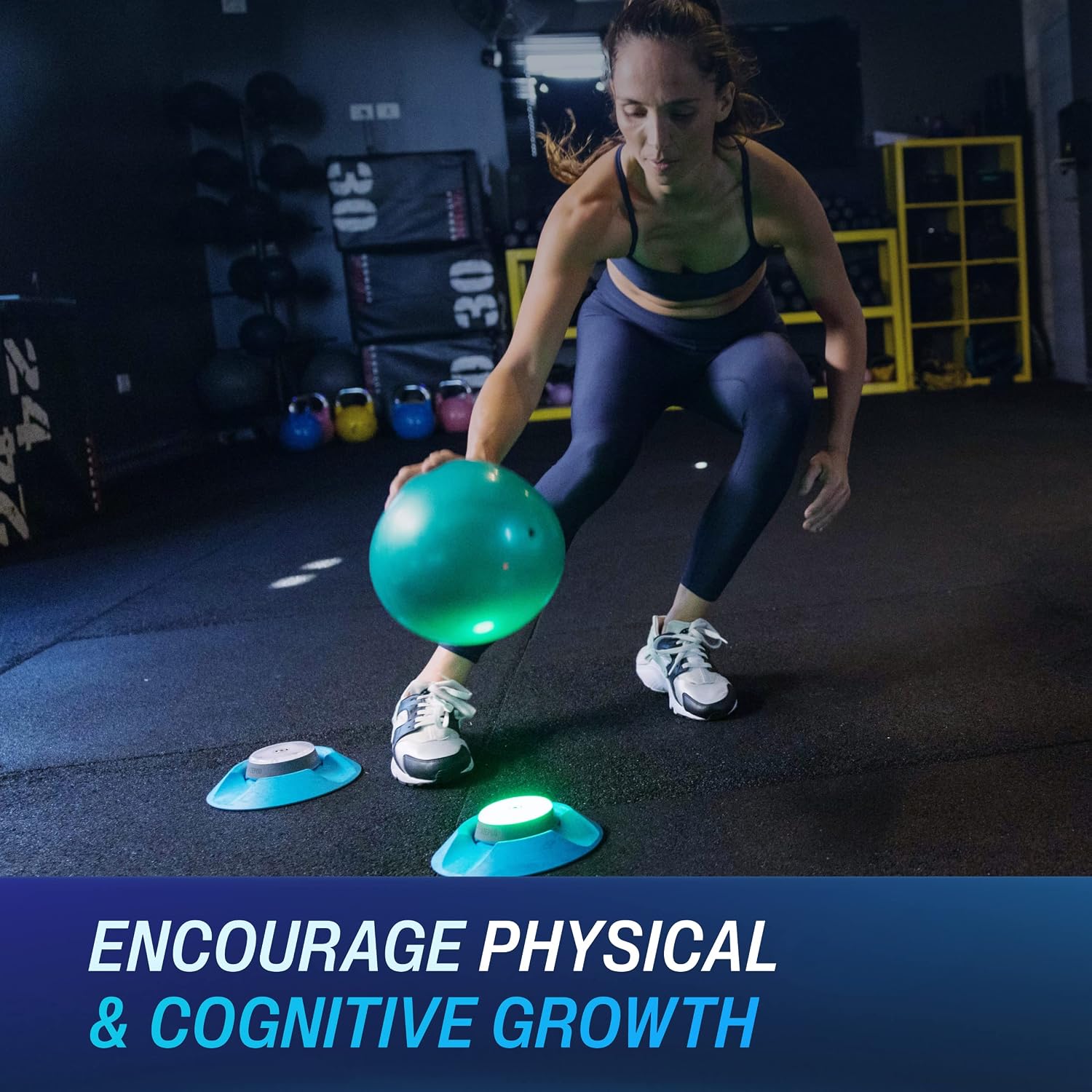 BlazePod Reaction Training Kit Smart Pods for Speed, Agility & Cognitive Drills - Pro-Level Training for Athletes, Trainers, Therapists & Coaches - App Access Included (4 Pods) - Image 4