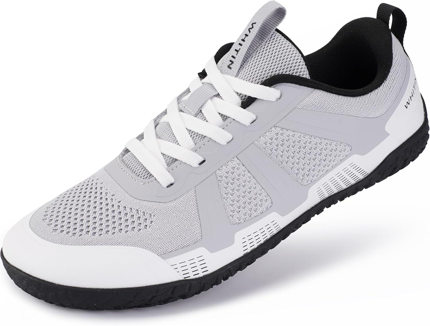 WHITIN Men's Wide Barefoot Shoes + Zero Drop & Durable Tire Tread-Inspired Sole