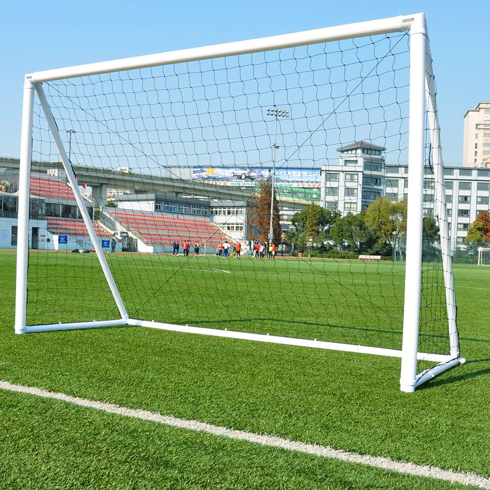 Inflatable Soccer Goal with Net, Carrying Bag, Two Way Pump, Set Up in 30Seconds, Safe Durable and Portable for Training