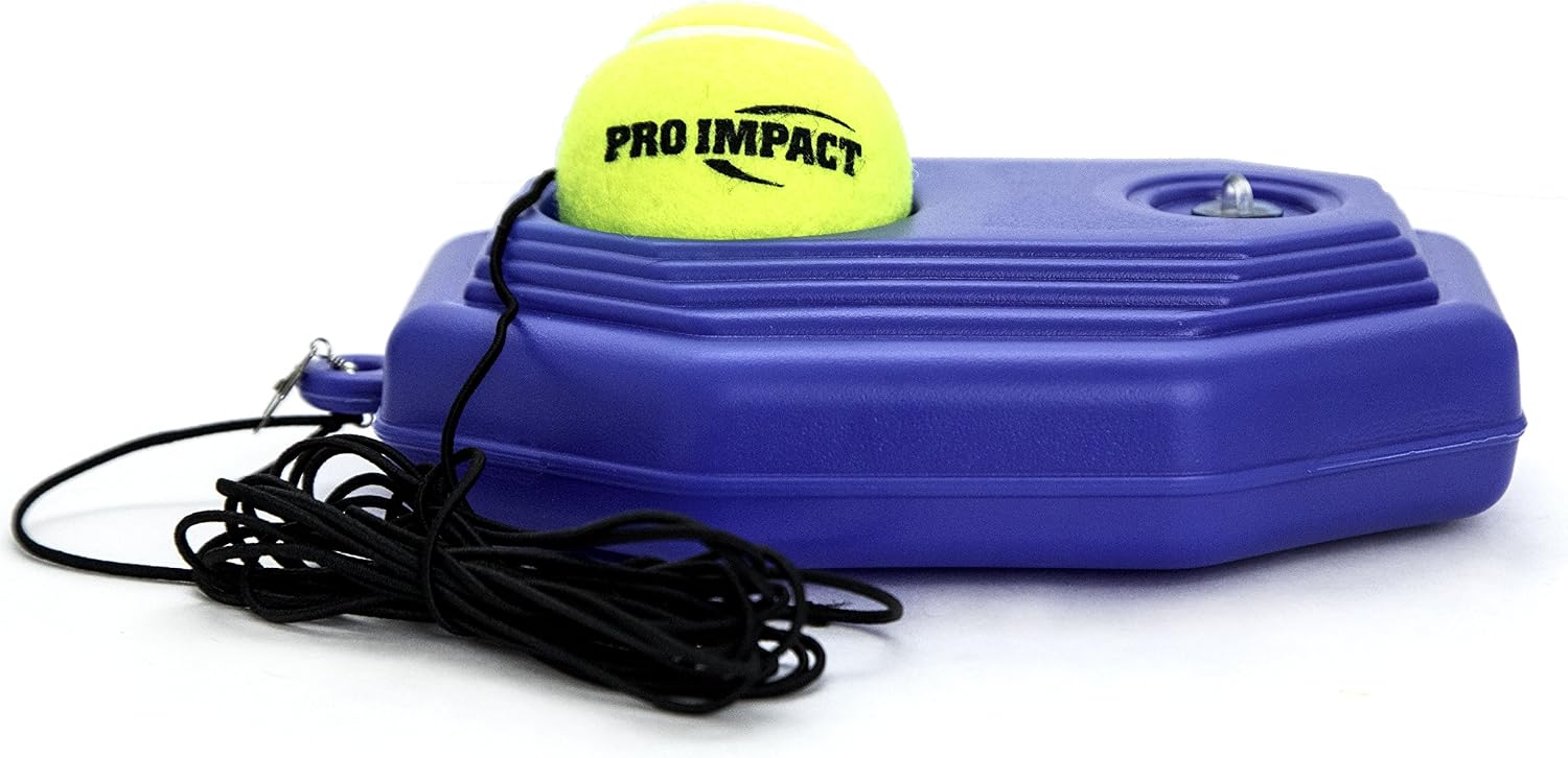 Tennis Trainer Rebounder Ball – Solo Training Equipment with Fillable Baseboard & Rope – Durable Self-Practice Tennis Trainer for Improving Reflexes & Footwork - Image 2